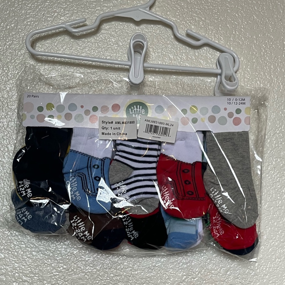 Little Me 0-12 12-24 Socks